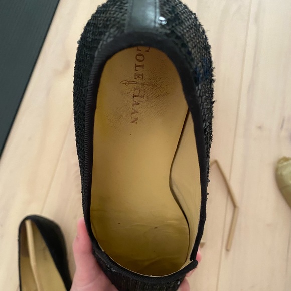 Cole Haan black sequin loafers - Picture 8 of 13